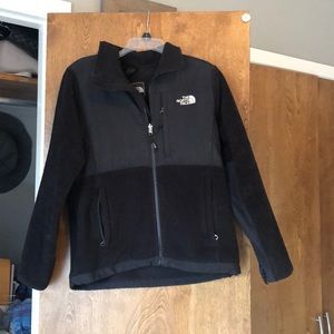 Black North Face Full Zip Fleece Jacket